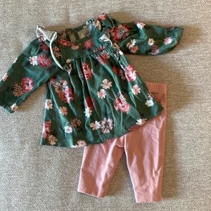 Worn Once Carters 3M Girl Outfit